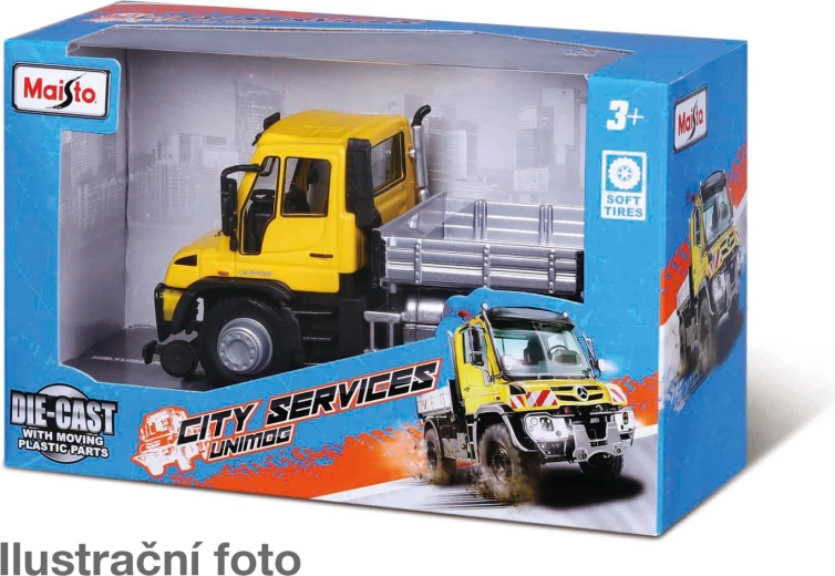 Maisto Unimog City Service model af arbejdskøretøj