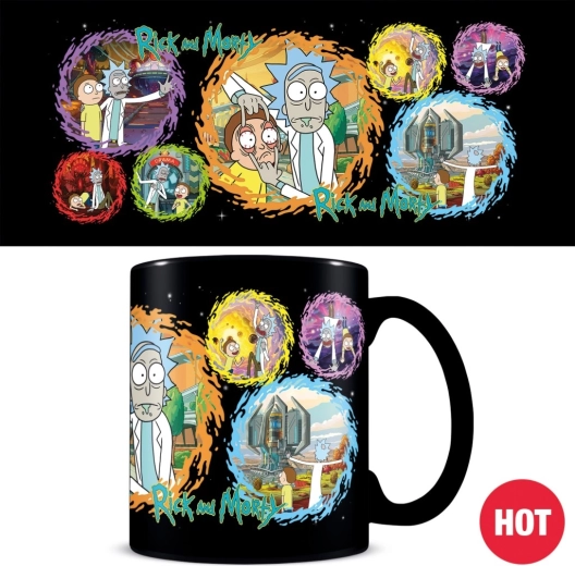 Skiftende krus RICK AND MORTY 325 ml