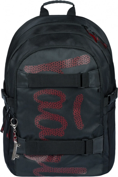 Skolerygsæk Baagl Skate Red 25 l