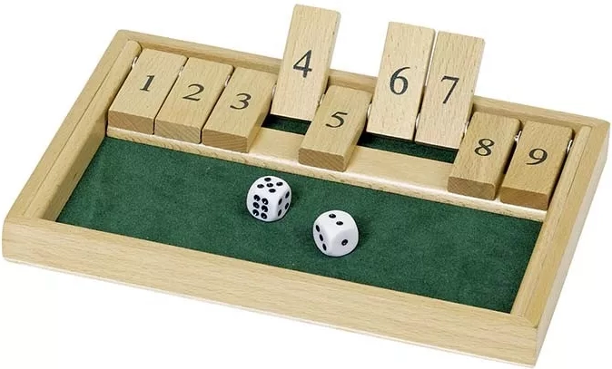 Rejsespil Shut the box II