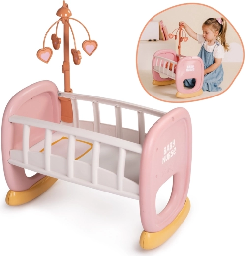 Smoby Baby Nurse vugge med uro