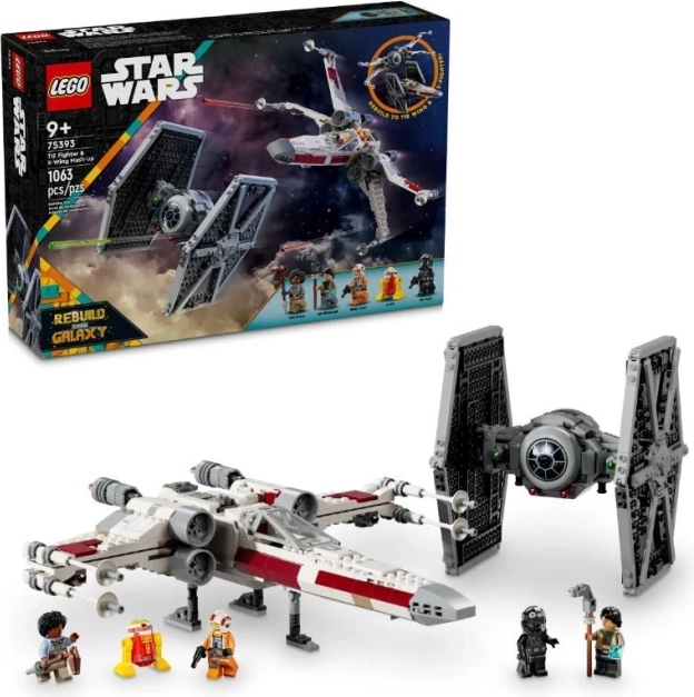 LEGO Star Wars hybrid TIE Fighter og X-wing