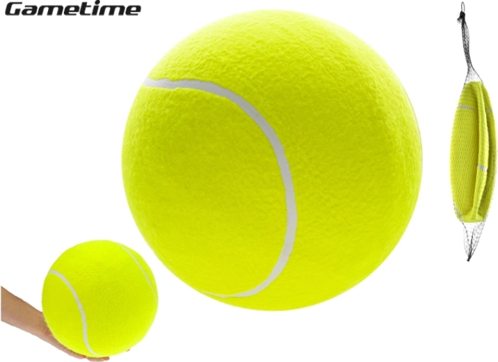 Kæmpe tennisbold 24 cm i net GAMETIME