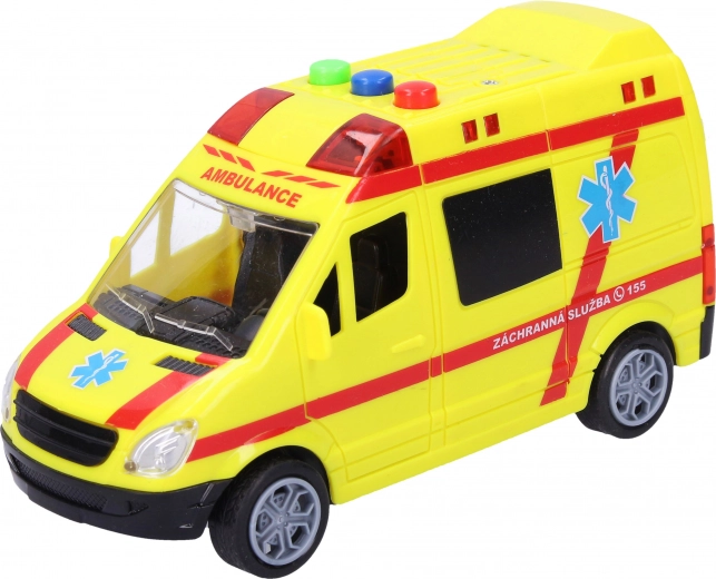 Ambulance med effekter 14,5 cm