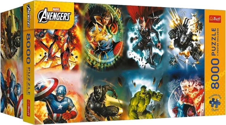 Puzzle Premium Plus Avengers: Legends in Action 8000 brikker