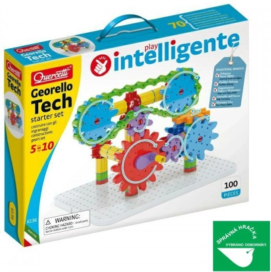 Byggesæt med tandhjul Quercetti Georello Tech