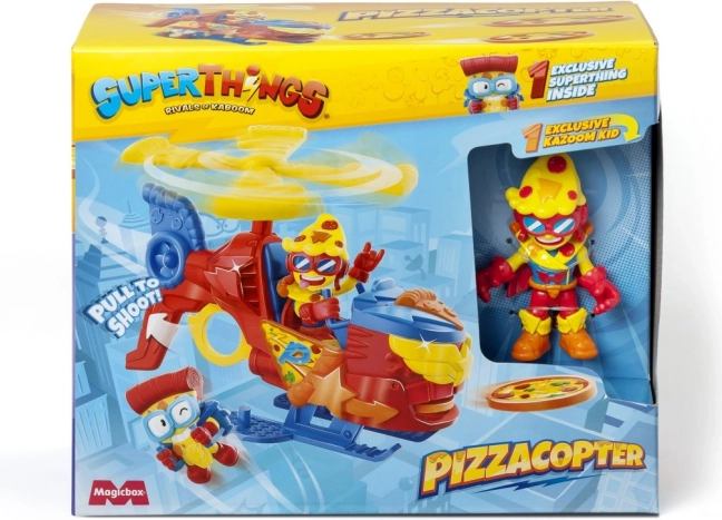 SuperThings Pizzacopter med diskudskyder