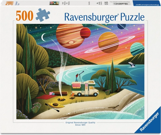 Ravensburger puslespil camping under stjernehimlen 500 brikker