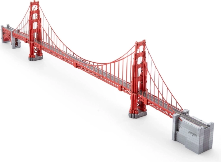 Metal 3D-puslespil METAL EARTH Premium – Golden Gate-broen