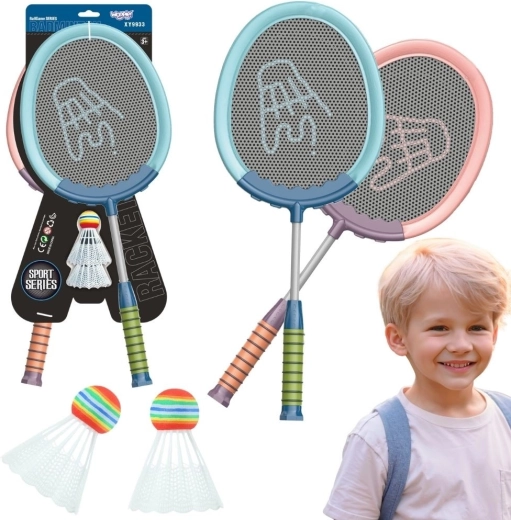 Woopie badminton­sæt med ketchere og bolde - 2 stk.