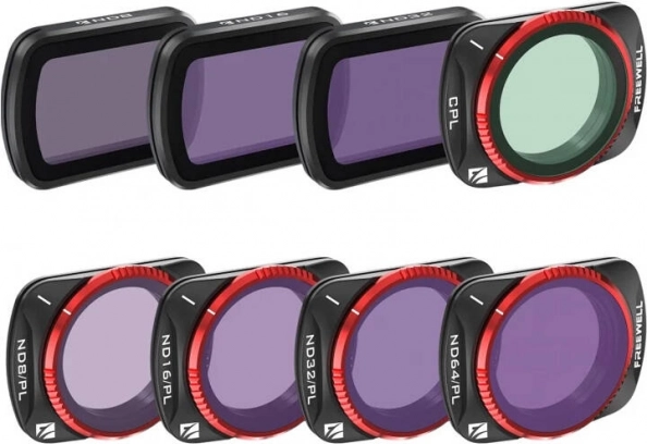 Sæt af filtre til DJI Osmo Pocket 3 af Freewell