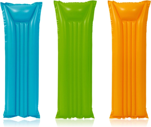 Oppustelig luftmadras 174 × 59 cm – mix af farver