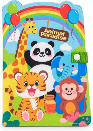 Chipolino tekstil-læringsbog Zoo