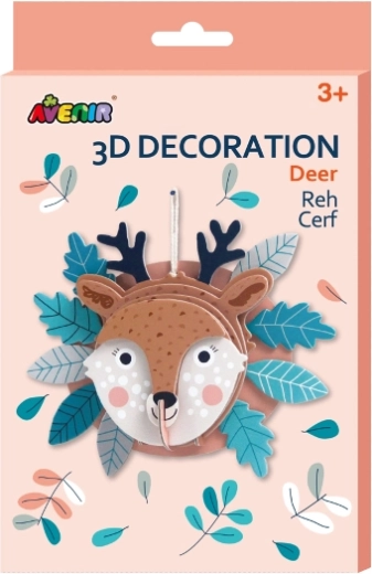 3D dekoration hjort