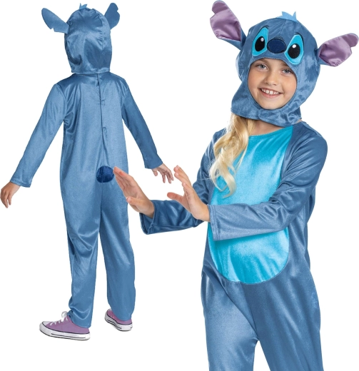 Børnekostume Stitch – 3–4 år (94–109 cm)