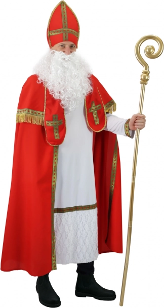 Sankt Nikolaus kostume til voksne med EKO-skulderbånd