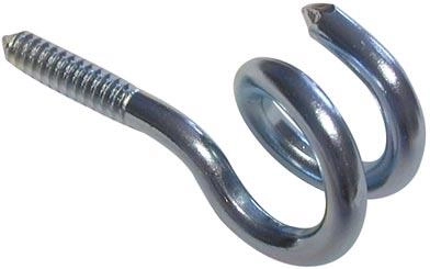 Svingekrog til træ 90 mm, galvaniseret, sæt med 10 stk.