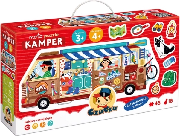 CzuCzu moto-puslespil autocamper