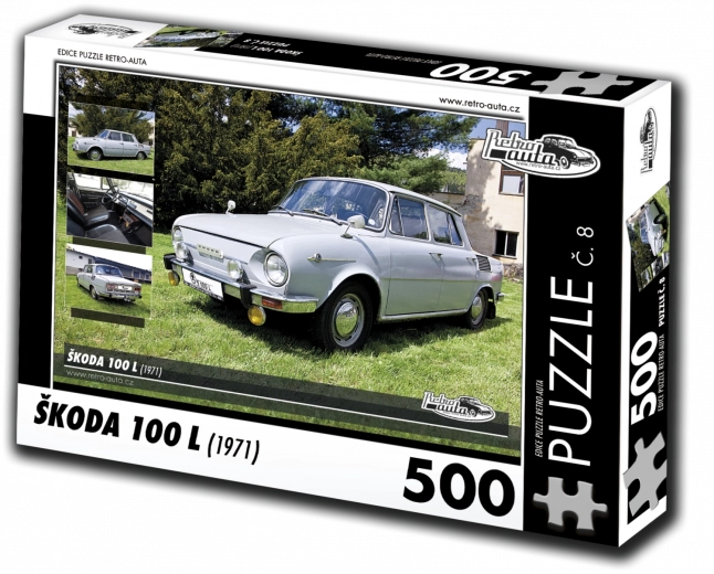 Puslespil RETRO-AUTA Škoda 100 L 500 brikker