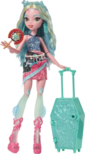 Monster High Straszysekrety uhyggelig ferie-dukke Lagoona Blue med overraskelser