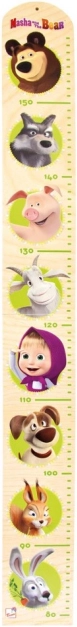 Bino træ-vækstmåler Masha og Bjørnen