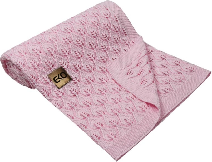 EKO bambustæppe Rose Pink 80 × 100 cm