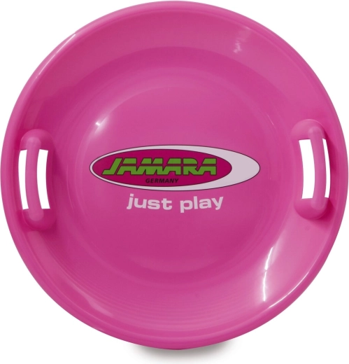 Jamara Snow Play rund sne-tallerken 60 cm pink - 1 stk.