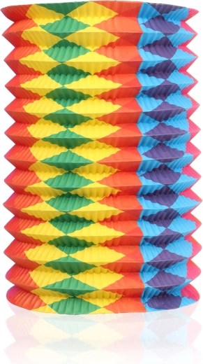 Papirlanterne 16 cm med klips til lys MY PARTY