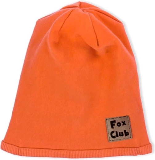 Babyhue i bomuld Nicol Fox Club orange