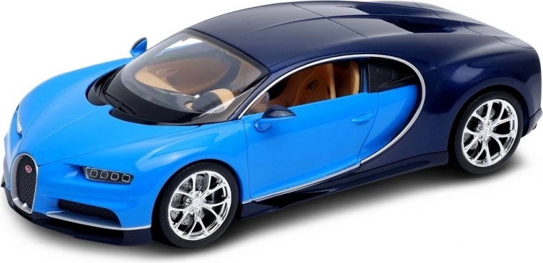 Model Bugatti Chiron 1:24 guld-sort