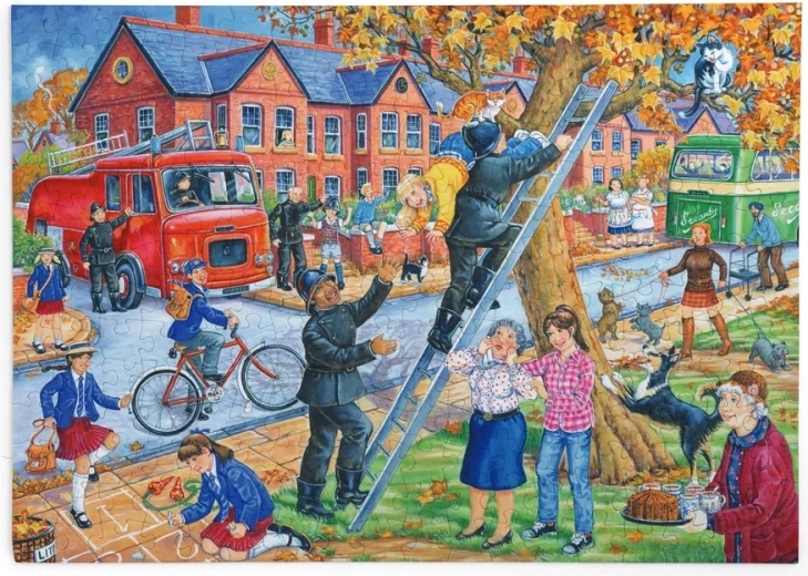 Puslespil House of Puzzles Kitty-kattens redning, 250 store brikker