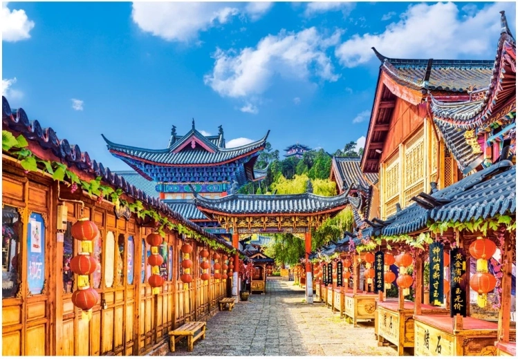 Puslespil Lijiang, Kina 1000 brikker