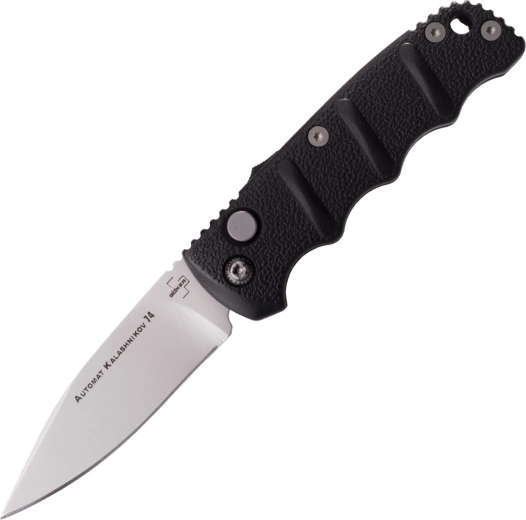 Böker Plus AKS-74 mini automatisk taktisk kniv 6,4 cm, sort aluminium