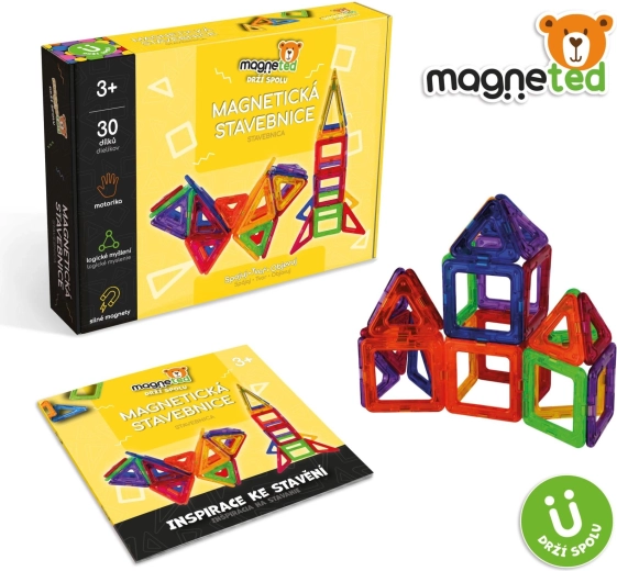 Magnetisk byggesæt Magneted, 30 dele