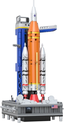 Realistisk model af NASA-raketten Artemis SLS