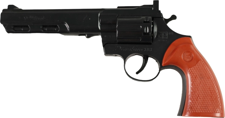 Plastikpistol til kapsler, 8 skud