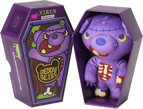 Deddy Bears Virus plysjbamse i kiste