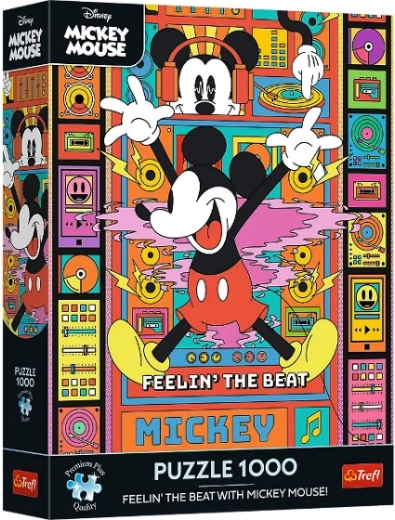 Puzzle Premium Plus 1000 brikker Føl rytmen med Mickey