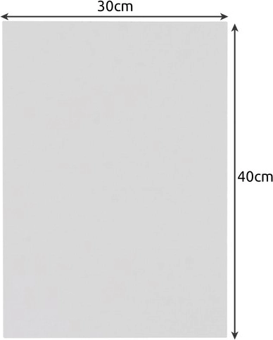 Praktisk format 30 × 40 cm til rejser og skole