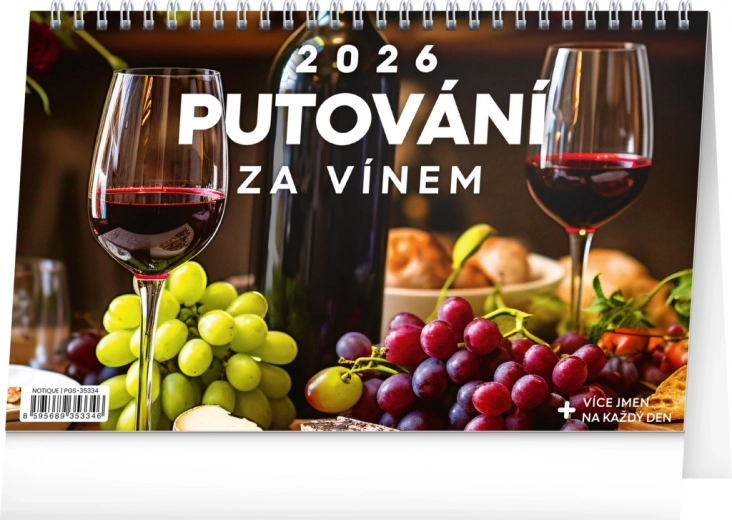 Bordkalender Vinrejser 2026