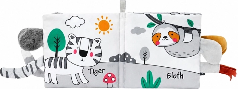 Interaktive sider med dyr og fremspringende elementer