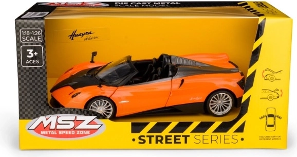 Bilmodel MSZ Pagani Huayra Roadster 1:24 orange