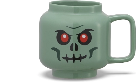 LEGO keramikkrus grøn skelet 530 ml