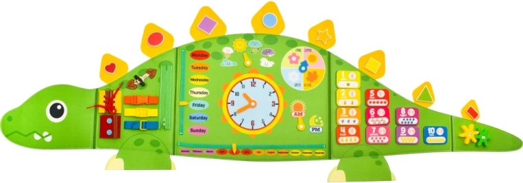 2Kids Toys blød aktivitetsboard dinosaur - 1 stk.
