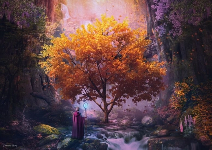 SCHMIDT puslespil fortryllet skov – 1000 brikker