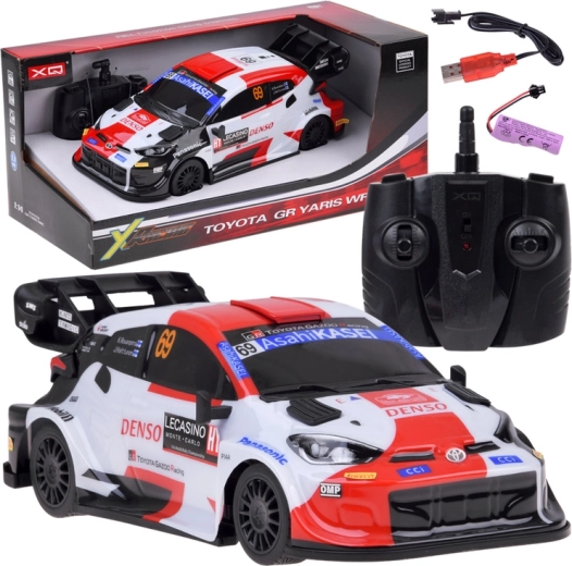 Racer-RC-bil Toyota GR Yaris WRC 1:14 med genopladeligt batteri