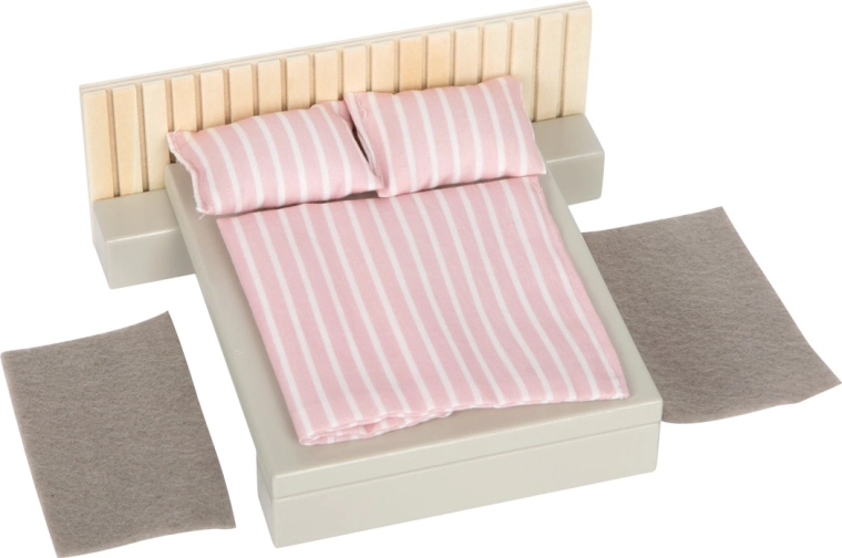 Hyggeligt soveværelse med tekstilsengetøj