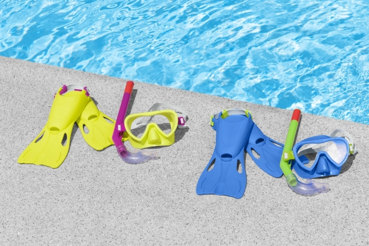 Snorkelsæt med maske, finner og snorkel Bestway