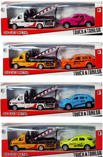 Autotransporter med personbil