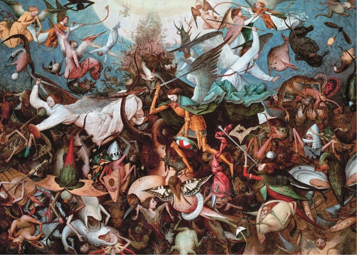 Puslespil 1000 brikker Museum Bruegel, Faldet af de oprørske engle